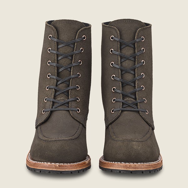 Red Wing Heritage Boots Dark Grey - Red Wing Womens Clara - Heeled Acampo Leather - JFOQN-8024